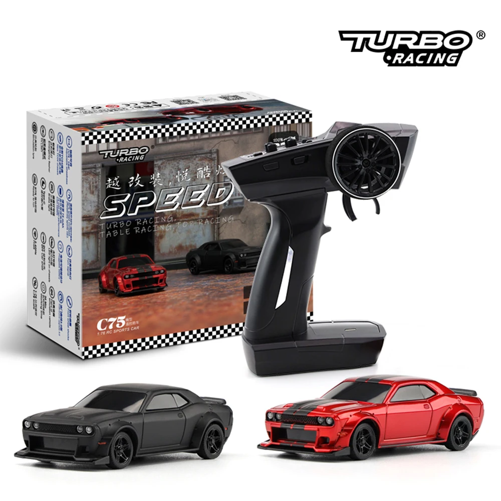 Turbo Racing New 1:76 C75 Road Radio-Controlled Car Mini Full Scale Remote  - £110.23 GBP