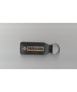 Vintage NISSAN Car Retro Rectangular Logo Faux Leather Keychain  Key Chain  - $285.40 MXN