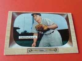 1955 Bowman Jim Greengrass # 49 Redlegs Baseball Near Mint !! - $84.99