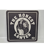 The Honest Lawyer Bar Coaster Pad Drink Mat Beermat Rest Black Cardboard - $164.91 MXN