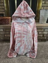 American Eagle Tye Dye Oversized Hoodie Sweatshirt Womans Sz Small Pink ... - $15.59