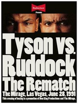 Mike Tyson Vs Razor Ruddock 8X10 Photo Boxing Poster Picture Rematch - £3.94 GBP