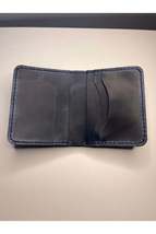 Genuine Leather Wallet With Card And Cash Compartment - Personalized Name Printi - £33.81 GBP