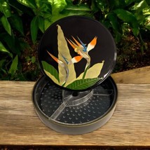 VTG Otagiri Bird of Paradise Lacquerware Compartment Divided Relish Tray... - $32.66