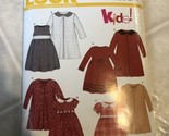 New Look KIDS Pattern 6309 Girls EZ Dresses Matching Coats Variations 3-... - $15.04