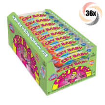 Full Box 36x Pack Dubble Bubble Cry Baby Sour Gum Ball | 4 Gumballs Each | .64oz - £16.02 GBP