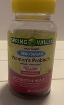 Spring Valley Womens Probiotic with Cranberry 60 Raspberry and Lemon Gummies - £16.03 GBP