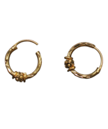easter sunday jewelry 22k merry shine gold cluster earrings for mother - €186,71 EUR