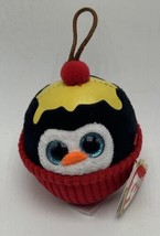 Ty Baby Beanies Gelato The Holiday Penguin 2014 Glitter Eyes - £3.92 GBP