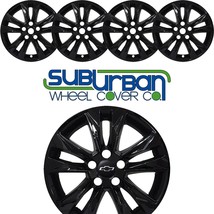 2021-2023 Chevrolet Trailblazer LS 17" Gloss Black Wheel Skins 7121-GB SET/4 - £87.72 GBP