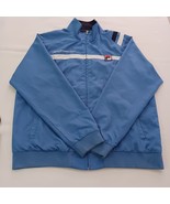 Fila Sony Ericsson Full Zip Tennis Warmup Jacket Blue Men's XL VTG Master Miami - $35.63