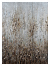 Dreamy Field Hand Painted  Heavily Textured Bold Metallics Canvas Art by... - £293.88 GBP