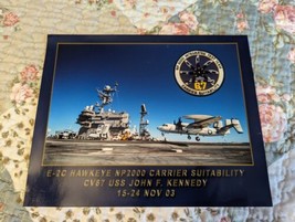 Original 8x10 Photo E-2C hawkeye NP2000 Carrier Suitability CV67 USS JFK... - $4.94