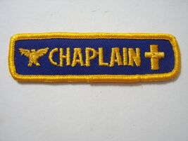 CHAPLAIN TAB  PATCH  FULL COLOR   KY21-1 - $3.84
