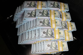 Full Print Prop Movie Money - 250K Prop Money Real Looking New Style Copy $100s - £104.57 GBP