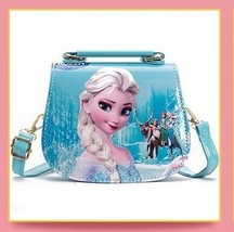 2022 Crossbody Bags for Girls 2 Princess Elsa Anna Mermaid Snow White Print Shou - £18.73 GBP
