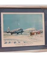 John Mccoy Art Print Pan American World Airways Boeing B-377 Antarctica ... - $93.50