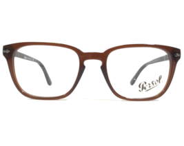 Persol Eyeglasses Frames 3117-V 1030 Brown Square Full Rim Horn Rim 51-19-145 - £88.12 GBP