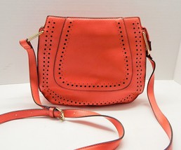 Franco Sarto Shoulder Bag Purse Pocketbook Salmon Pink Adjustable - £19.97 GBP
