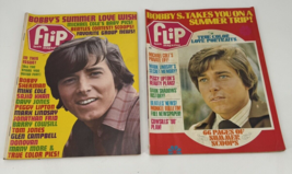 Vintage Lot of 2 Flip Teen Magazine August 1969 Bobby Sherman - £29.38 GBP