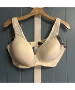 NWT Heidi Klum Boost Lounge Push-Up Bra H241-1177B Ivory W/ Mesh 8/XL - $32.14 CAD