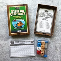 Fish or Cut Bait Dice Game Complete Front Porch Games Family Night Fun Fast  - $14.84