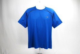 The North Face Men&#39;s XL Activewear Blue T-Shirt Fitness Raglan Short Sleeve - £18.96 GBP