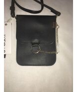 ISABELLE vegan BLACK CROSS BODY small  BAG new - $885.41 MXN