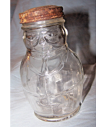 Vintage Plochman &amp; Harrison Fat Man Mustard Glass Jar w/Damaged Lid - $12.50