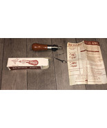 Richard’s Sewing Awl “Sews Leather Quick” Vintage W/ Box &amp; Instructions - £7.37 GBP
