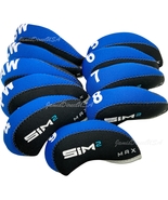 10pcs Golf iron Set HEADCOVERS forTaylormade SIM 2 Max - Head Covers Neoprene US - £15.72 GBP