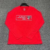 FC Dallas Shirt Men Large Red Fanatics Long Sleeve Crew Neck New L - $36.94