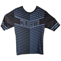 Wildcats Compression Shirt Mens Large #18 Blue Black Striped Speedline - $33.95