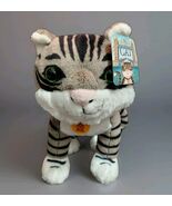Tower Bridge London Smiley 17&quot; Grey Tabby Cat Soft BrandArt Plush Toy NWT - $90.18 CAD