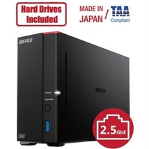 Buffalo LinkStation 710D 4TB Hard Drives Included (1 x 4TB, 1 Bay) - £309.66 GBP