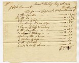 1814 Hand Written and Signed James Coppuck Receipt Mount Holly New Jersey  - £30.14 GBP