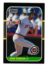 1987 Donruss #50 Kirk Gibson Detroit Tigers - £1.57 GBP