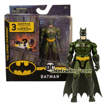 Yr 2020 DC Comics The Caped Crusader  4&quot; Figure BATMAN Olive Green Suit 20125084 - £23.97 GBP