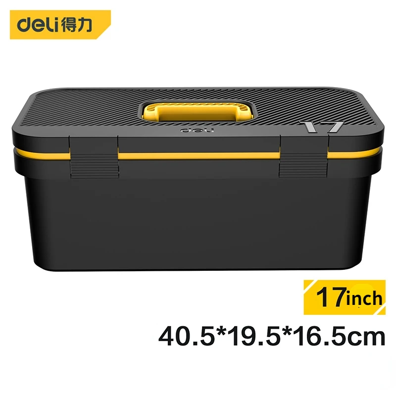 1 Pcs 14/17 Inch Tool Storage Box Pressure Resistance Household Tools Case Multi - £72.71 GBP