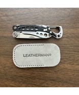Retired Black Leatherman Style CS + Pouch Multitool Keychain Scissor Knife, Rare - £46.51 GBP