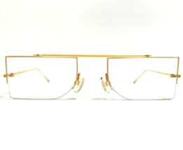 l.a.Eyeworks Eyeglasses Frames BURBANK 452 Matte Gold Half Rim 50-20-140 - £222.02 GBP