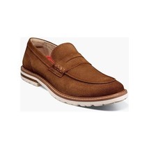 Stacy Adams Hopkins Moc Toe Penny Slip-On Shoes Brown Suede 25708-245 image 5
