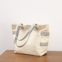 A4 Big Fabric Canvas Tote Bag Women&#39;s Shoulder Bag Ladies Large Canvas Cloth Tot - £41.65 GBP