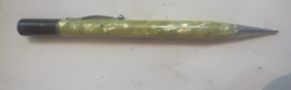 Vintage Marble Green Mother of Pearl Selling Bamby Bread adv. mechanical... - $18.55