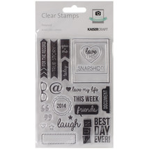 Captured Moments Collection Clear Acrylic Stamps Polaroid - £17.75 GBP