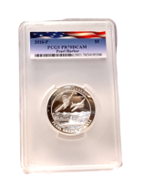 2016 (P) $5 Pearl Harbor Perth 5 oz Silver HR Proof Coin PCGS - PR70DCAM Flag - £302.04 GBP