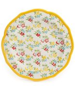 Four (4) Pioneer Woman ~ YELLOW Timeless Floral ~ Stoneware ~ 8.5&quot; Salad... - €41,21 EUR