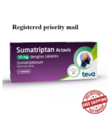 Sumatriptan 50 mg 5 boxes x N2, to treat acute migraine headaches - £41.70 GBP