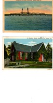 Virginia - 2 Vintage 1940&#39;s Postcards - £1.72 GBP