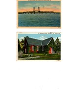 Virginia - 2 Vintage 1940&#39;s Postcards - €1,92 EUR